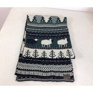 Woolrich Nordic Winter Scarf Animal Print